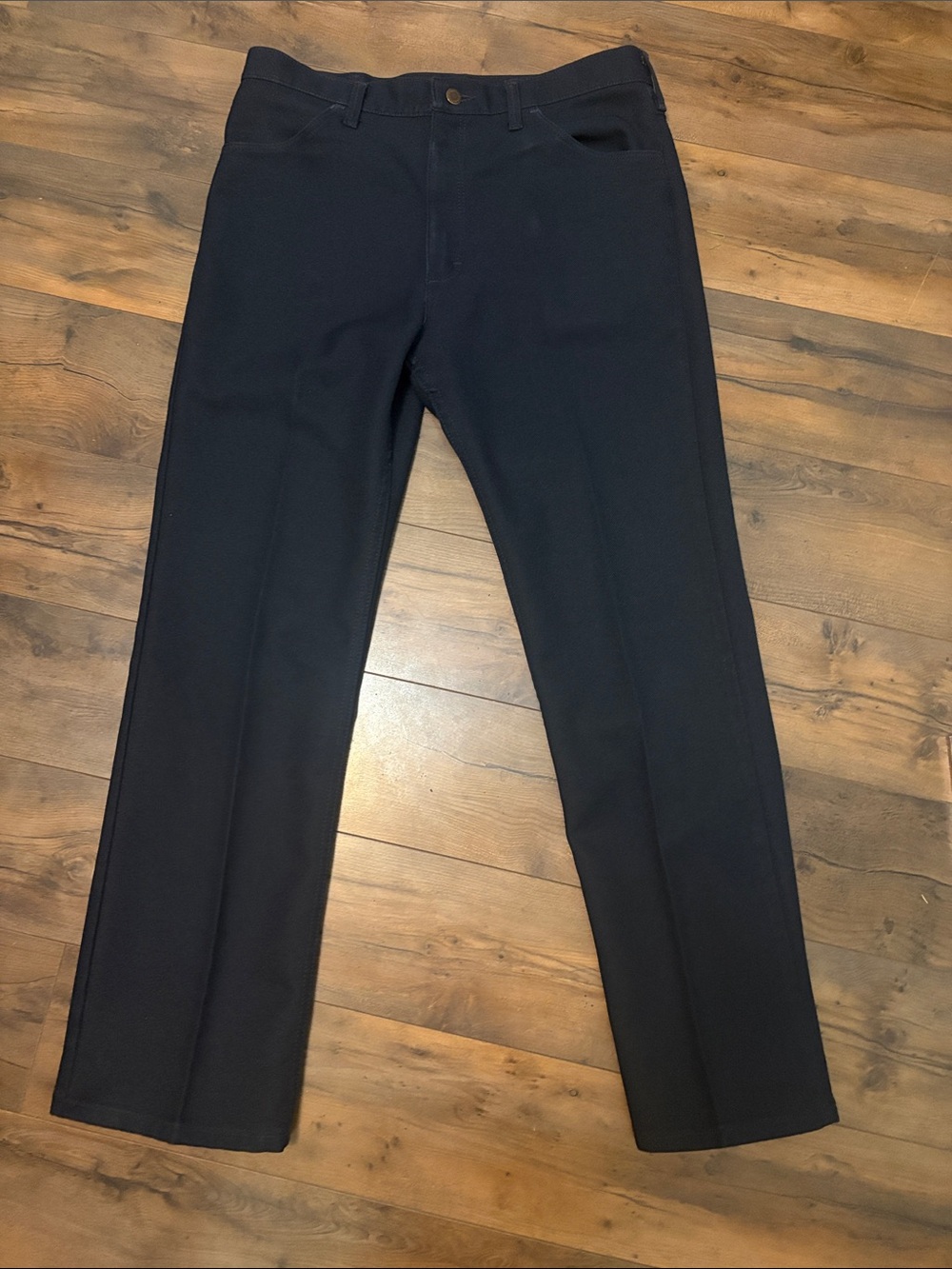 Classic Straight-Leg Pants in dark blue  36x32